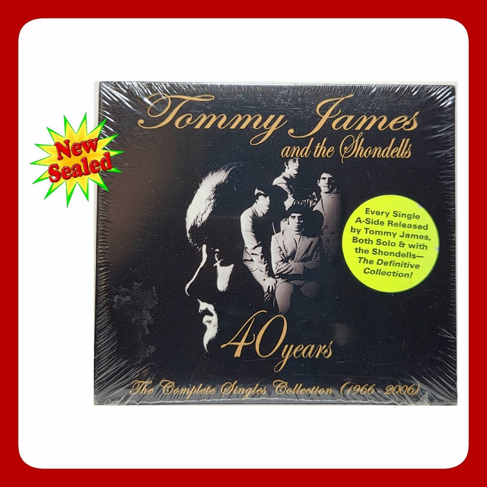 40 Years Complete Singles Collection Tommy James Shondells 2-CD Set Brand New